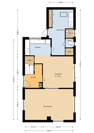 Floorplan - Zandweg 29, 4301 TA Zierikzee